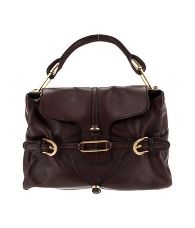 Jimmy Choo Choo Leather Top Handle Bag