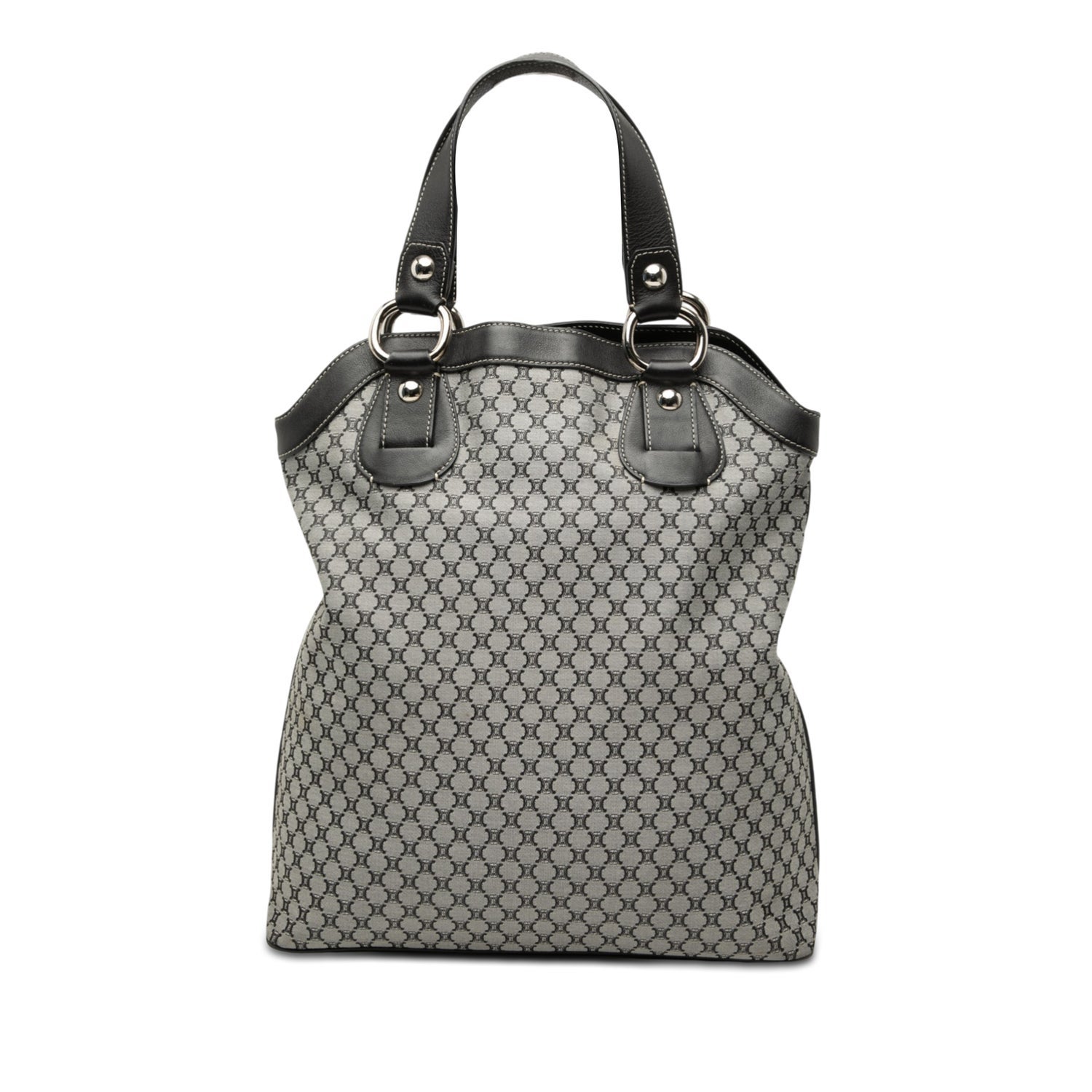 Calf Leather Macadam Canvas Tote