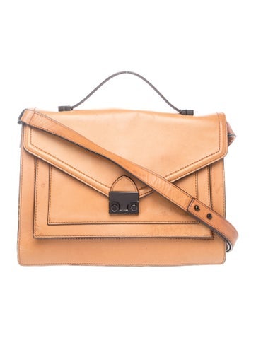 Leather Top Handle Bag