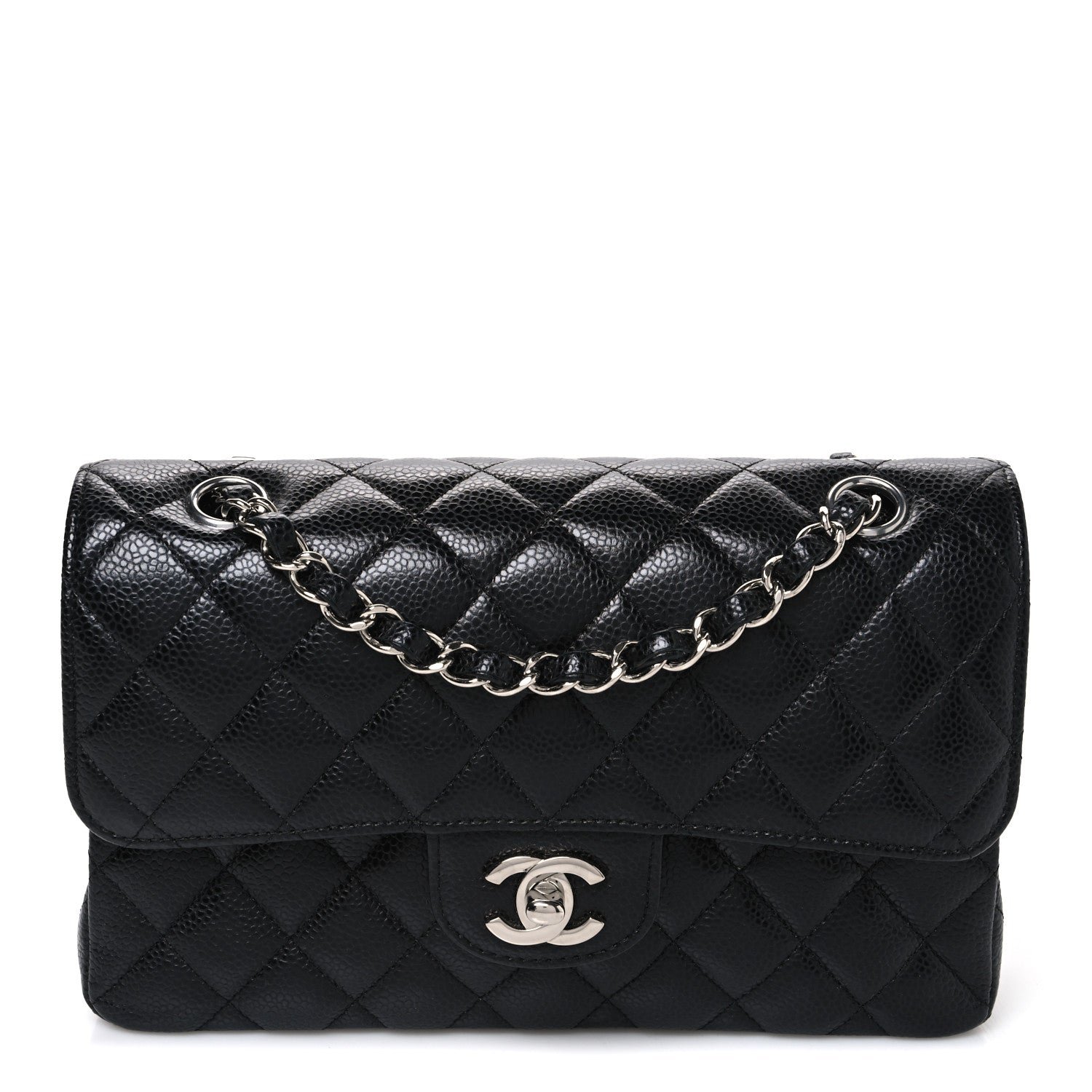 Chanel Caviar Quilted Small Double Flap Black