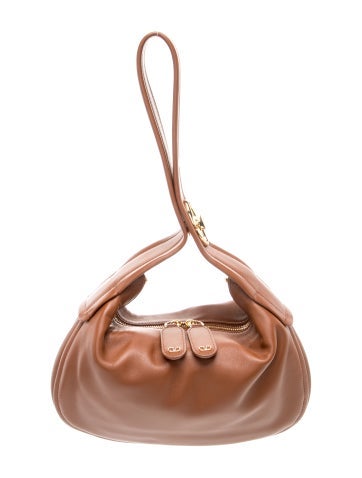 Leather VLOGO Shoulder Bag Medium