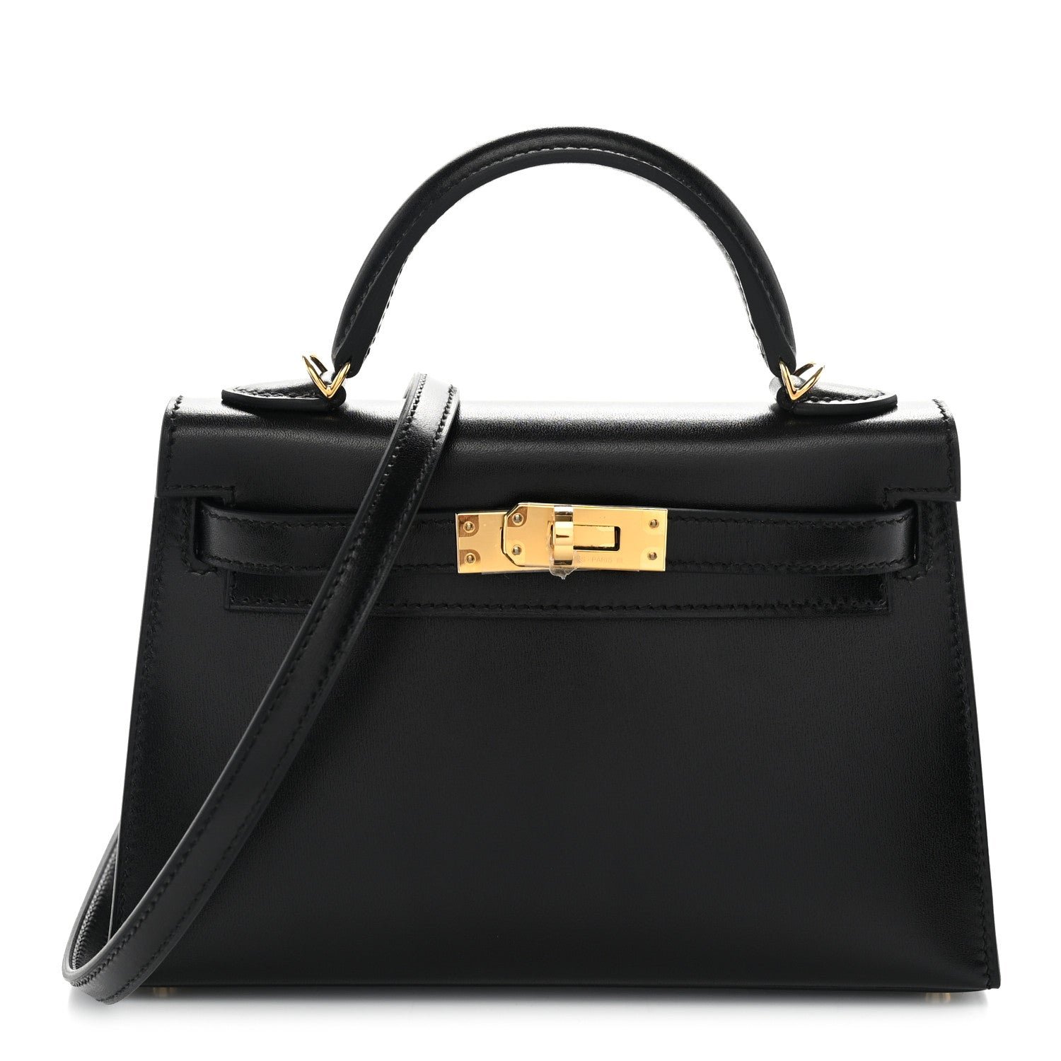 Hermes Box Mini Kelly Sellier 20 Black