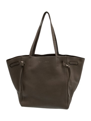 Leather Cabas Phantom w/Belt Small