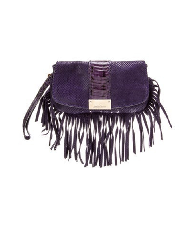 Jimmy Choo Choo Suede Clutch