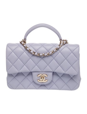 Classic Rectangular Mini Top Handle Flap Bag