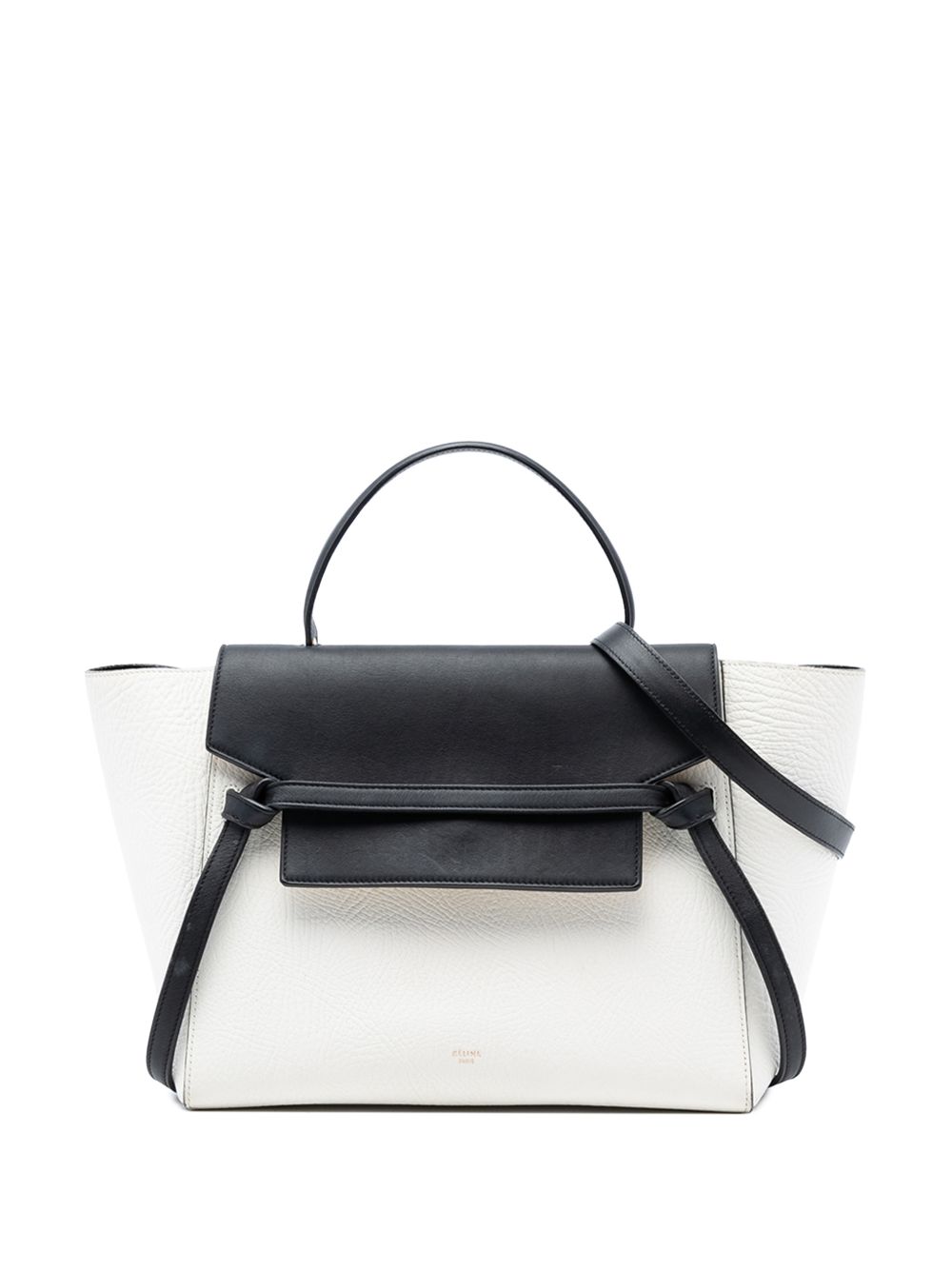 2015 Mini Bicolor Grained Calfskin Belt Bag satchel