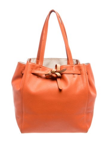 Leather Cabas Phantom w/Belt Small