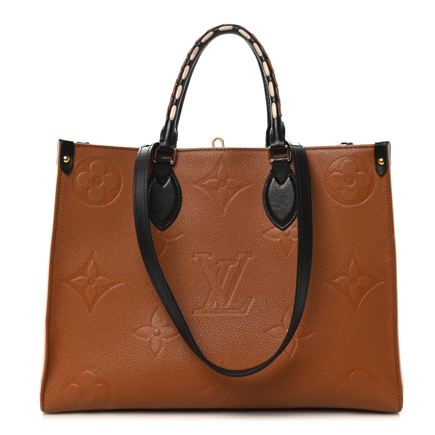 Louis Vuitton Louis Vuitton Empreinte Monogram Giant Wild At Heart Onthego MM Caramel