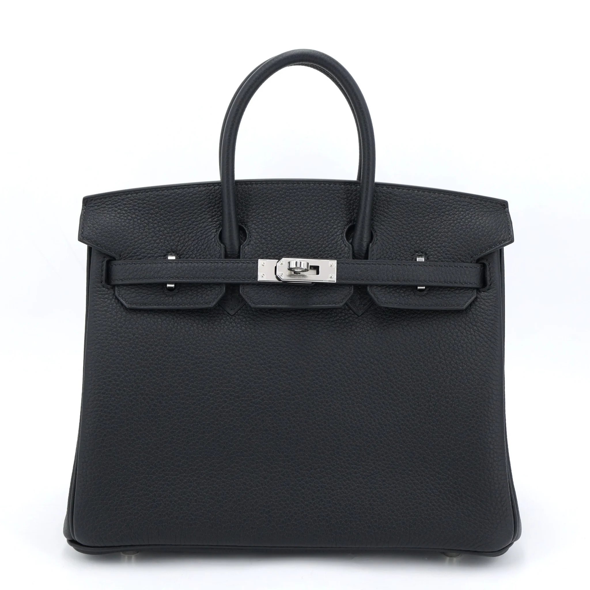 Brand New ( Rank N ) HERMÈS Birkin 25 Noir (89) Togo Palladium hardware G (2026)
