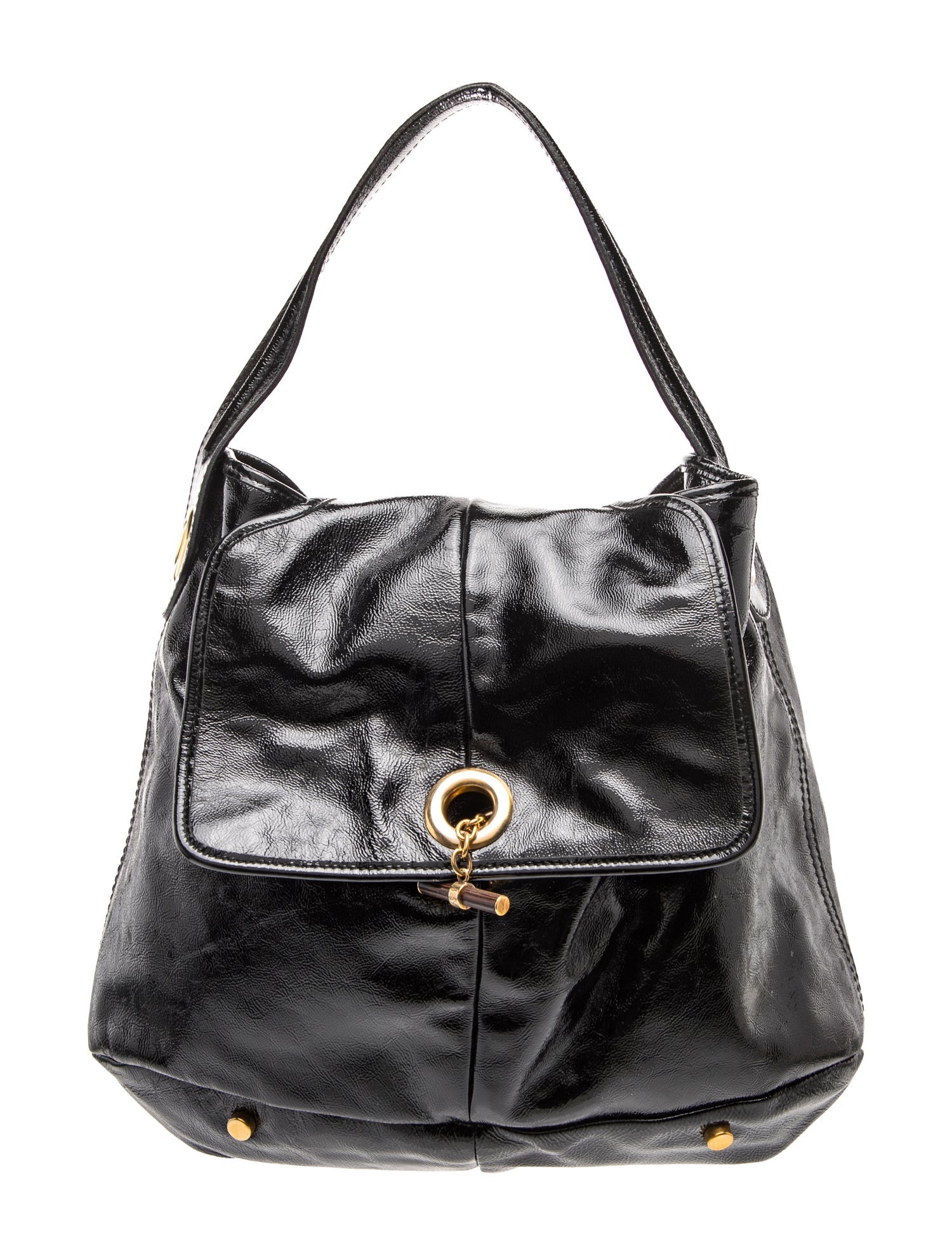 Patent Leather Shoulder Bag