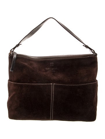 Suede Top Handle Bag