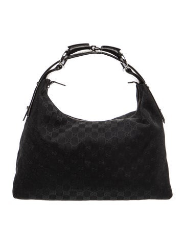 GG Canvas Horsebit Chain