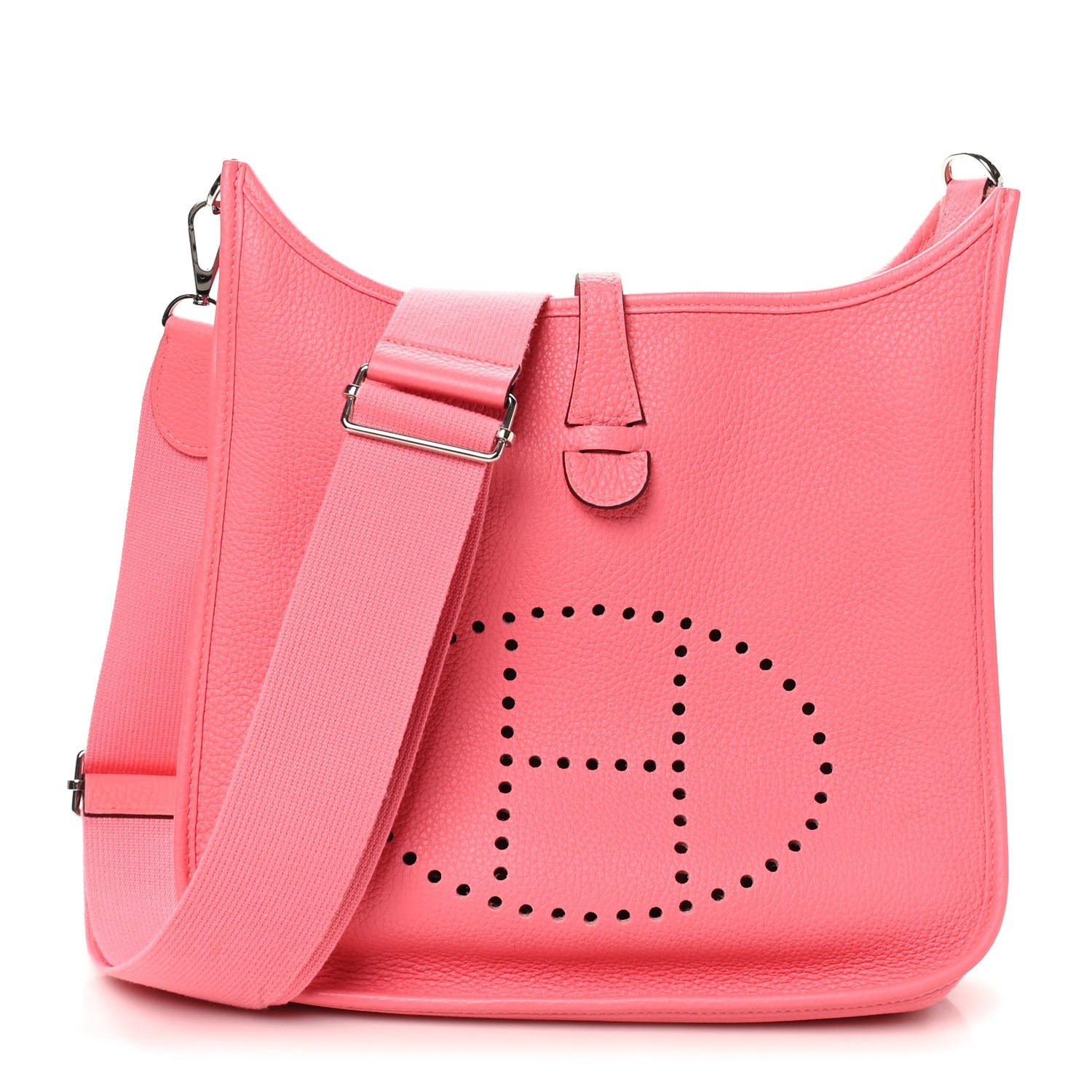Hermes Taurillon Clemence Evelyne III PM Rose Azalee