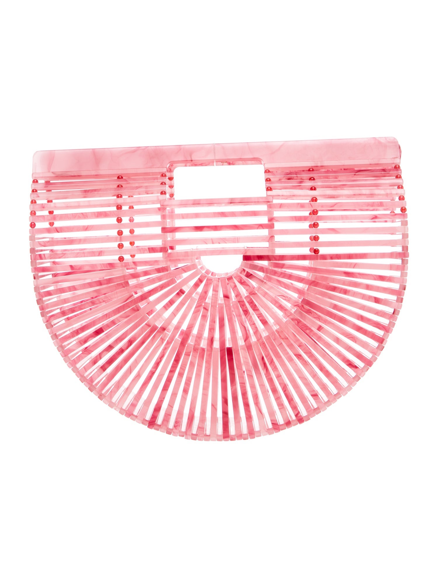 Cult Gaia Acrylic Top Handle Bag