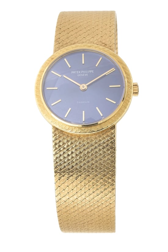 Blue & Gold Calatrava 3338/2 25MM