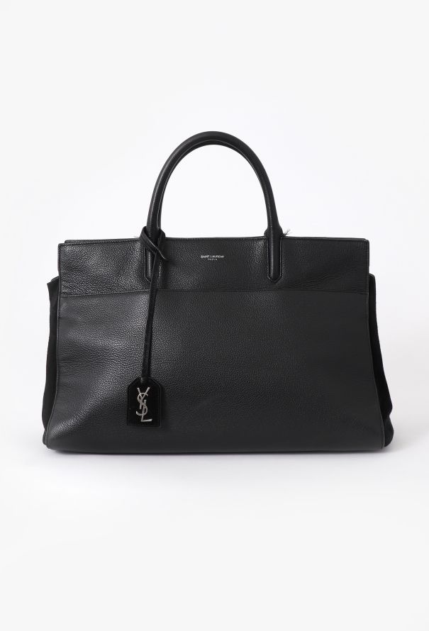 Saint Laurent Black Rive Gauche Cabas