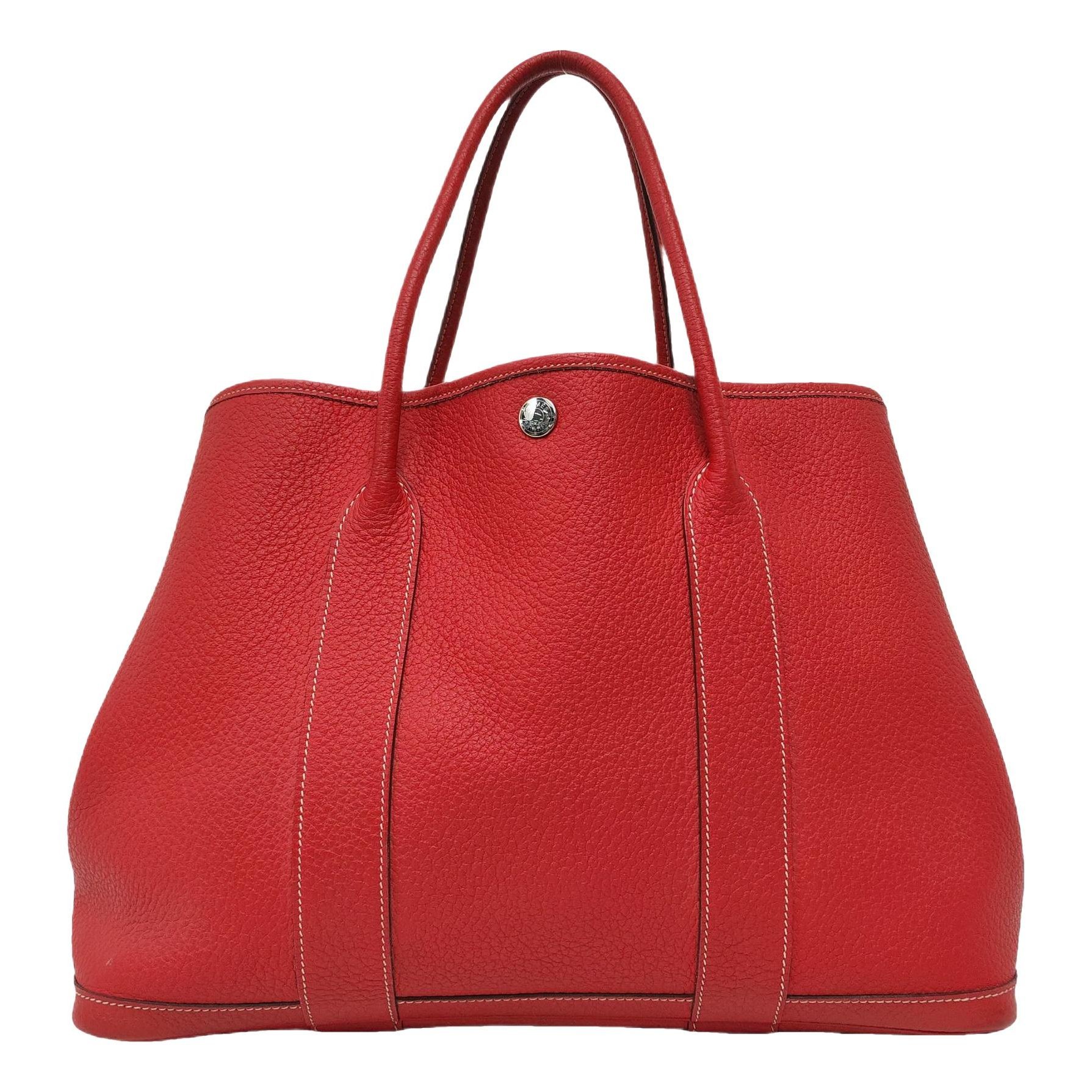 Garden Party leather handbag