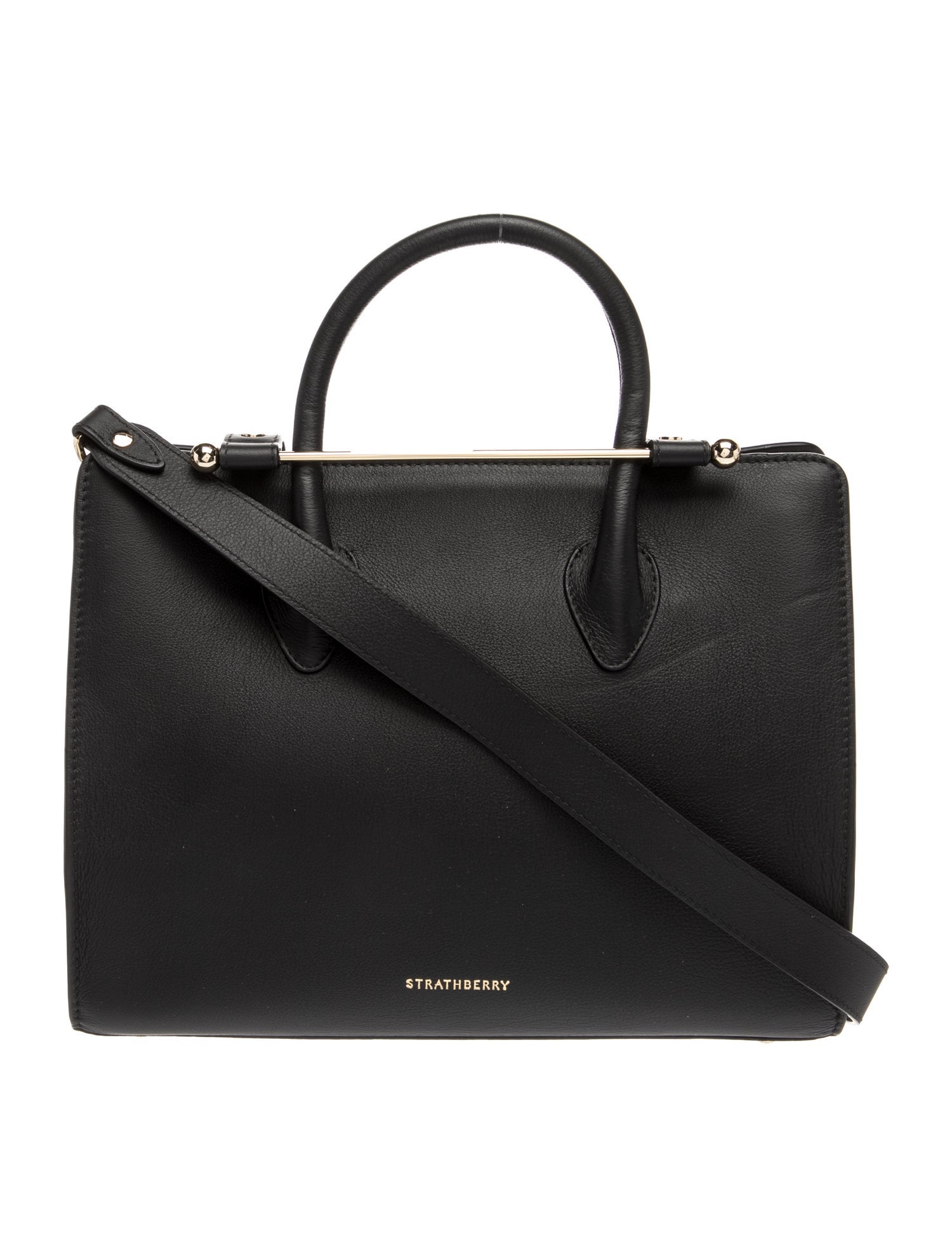 Leather Top Handle Bag
