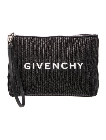 Raffia Clutch