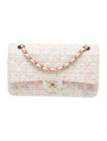Medium Tweed Classic Double Flap Bag