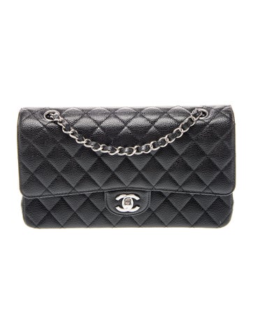 Quilted Medium Double Flap Bag