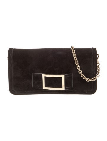 Roger Vivier Suede Crossbody Bag