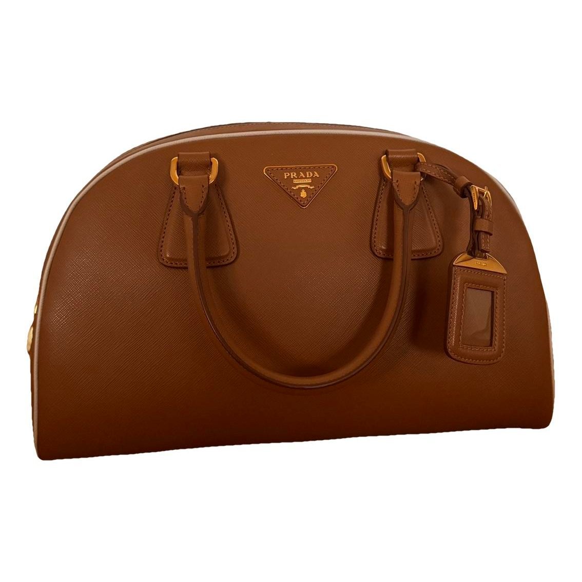 Leather bowling bag