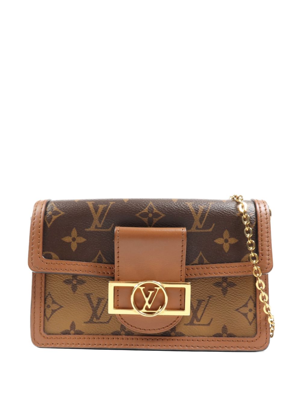 Dauphine Monogram Reverse canvas shoulder bag