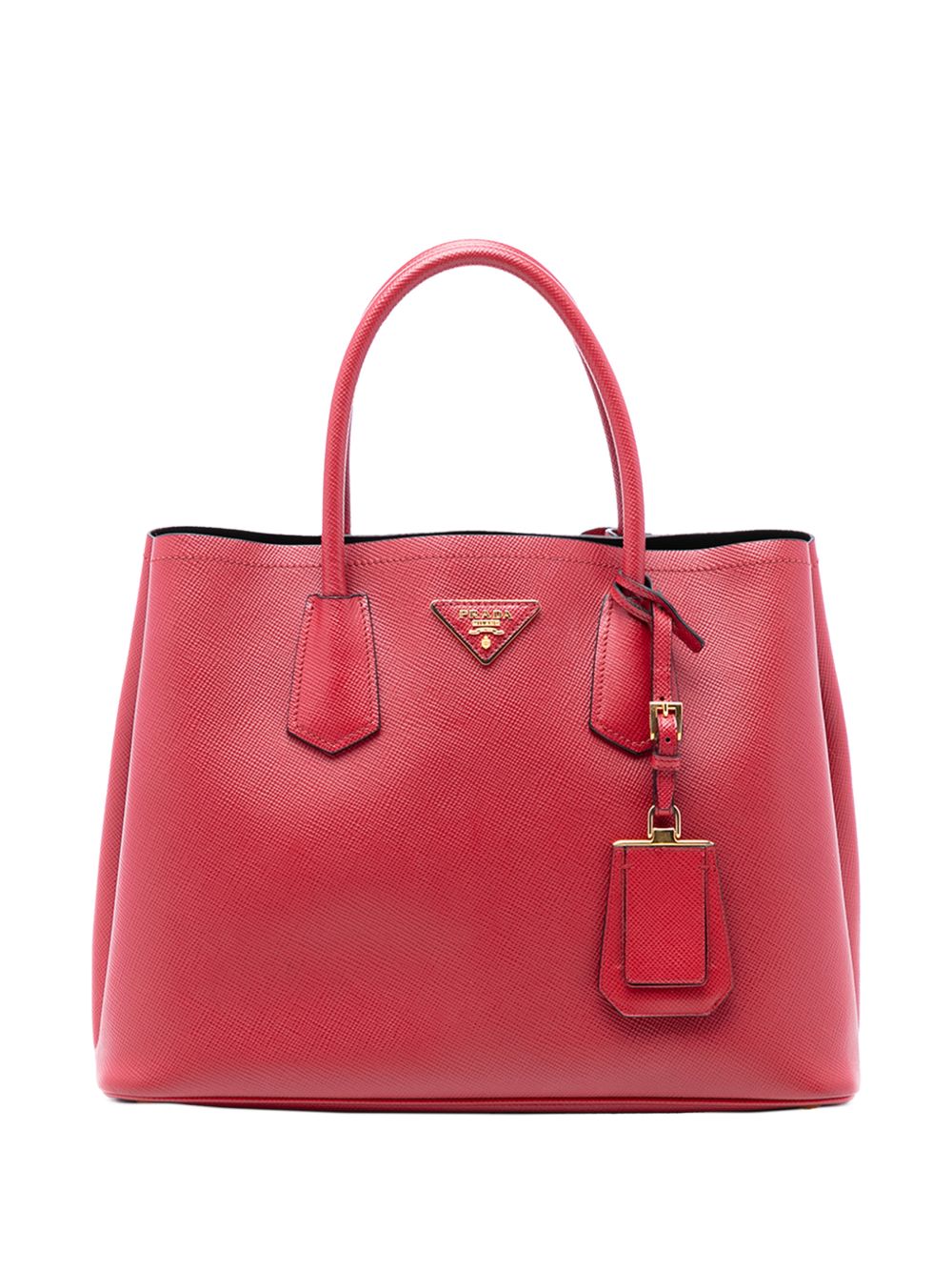 2010-2026 Medium Saffiano Cuir Double satchel