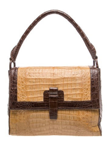 Alligator Top Handle Bag
