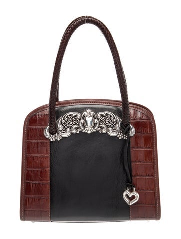 Leather Top Handle Bag