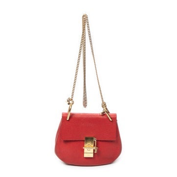 Chloe Leather Mini Drew