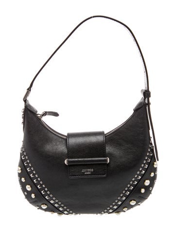 Jimmy Choo Leather Bar Hobo Small