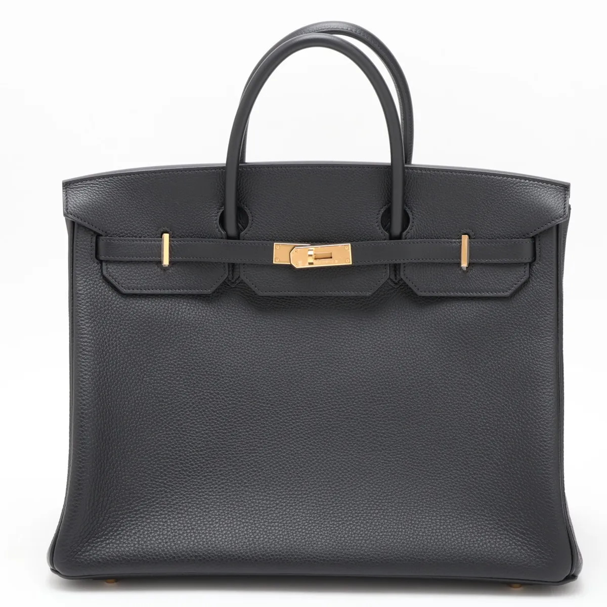Hermès Birkin 40 Le Tournay Togo Black Gold Metal Fittings