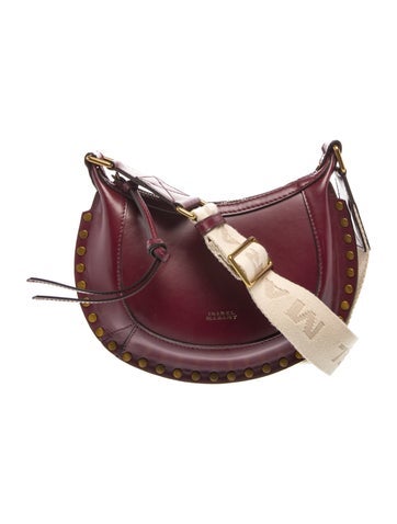 Isabel Marant Leather Oskan Moon Bag Small