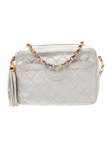 Quilted Tassel Camera Bag