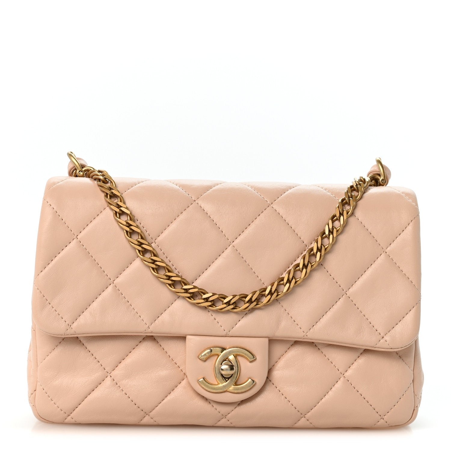 Chanel Lambskin Quilted Medium Fancy Jewel Flap Pink