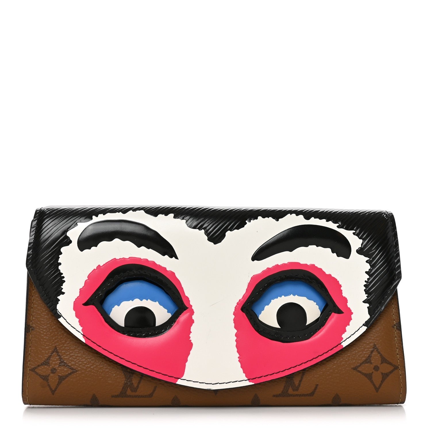 Louis Vuitton Reverse Monogram Kabuki Sarah Wallet
