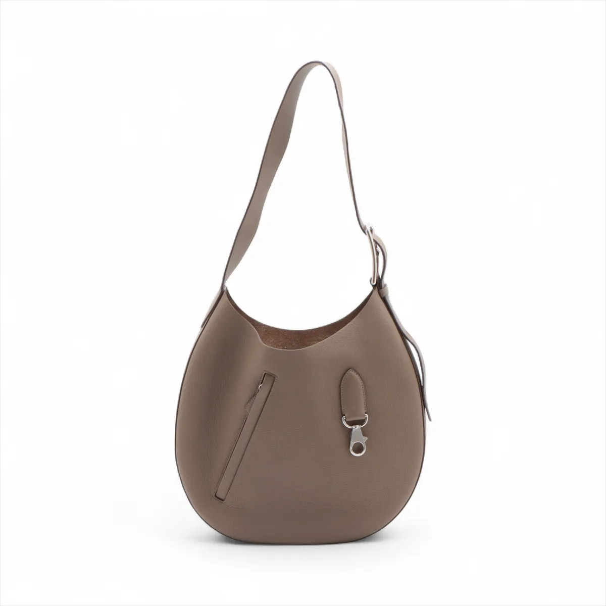 Hermès Arson Togo × Veau Swift 2 Way Shoulder Bag Etoupe Silver Metal Fittings B