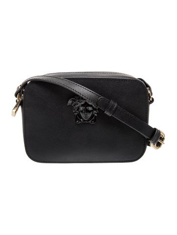 Versace Saffiano Leather Crossbody Bag