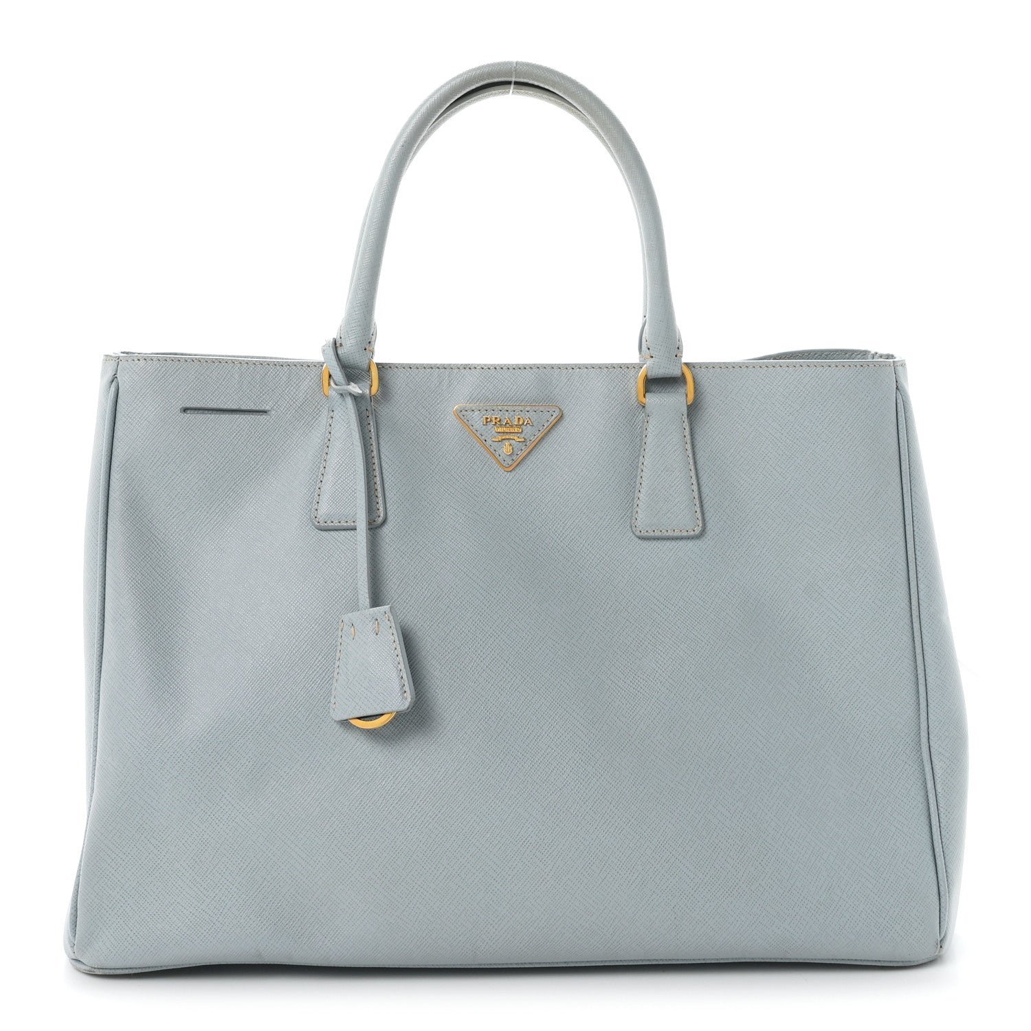 Prada Saffiano Lux Large Tote Lago