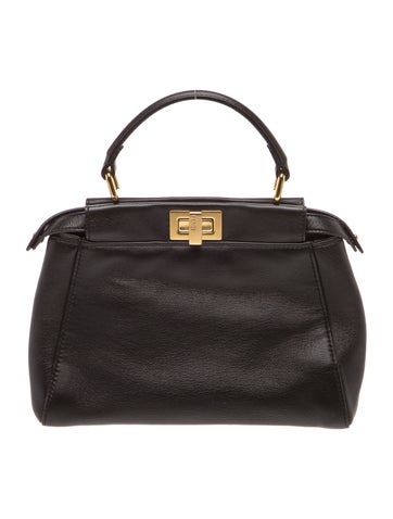 Leather Top Handle Bag Mini