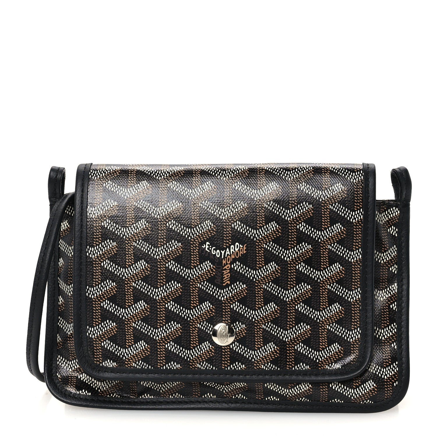 Goyard Goyardine Plumet Wallet Clutch Black