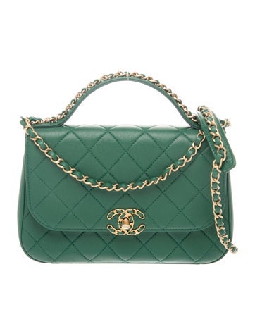 Infinity Chain top Handle Bag