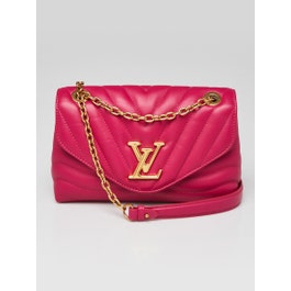 Louis Vuitton Louis Vuitton Pink Quilted Leather New Wave MM Chain Bag