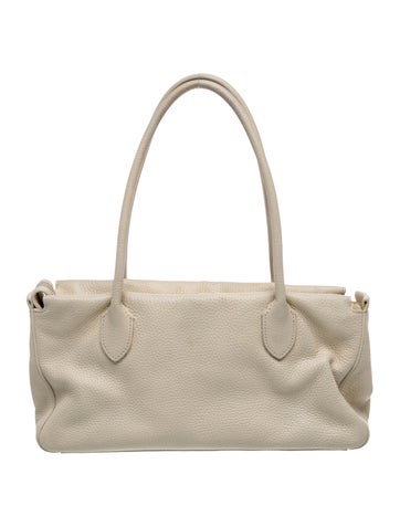 Leather E/W Top Handle Bag