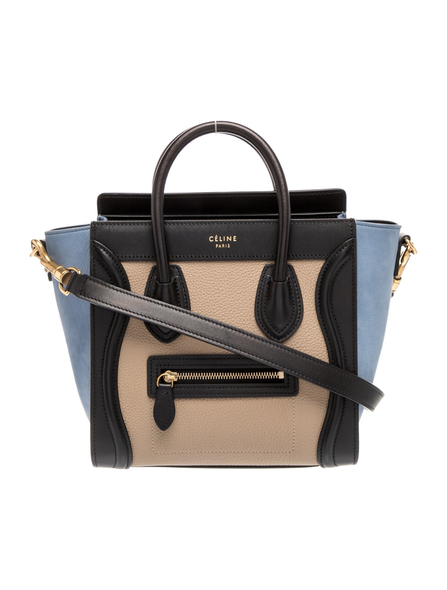 Celine Leather Luggage Mini