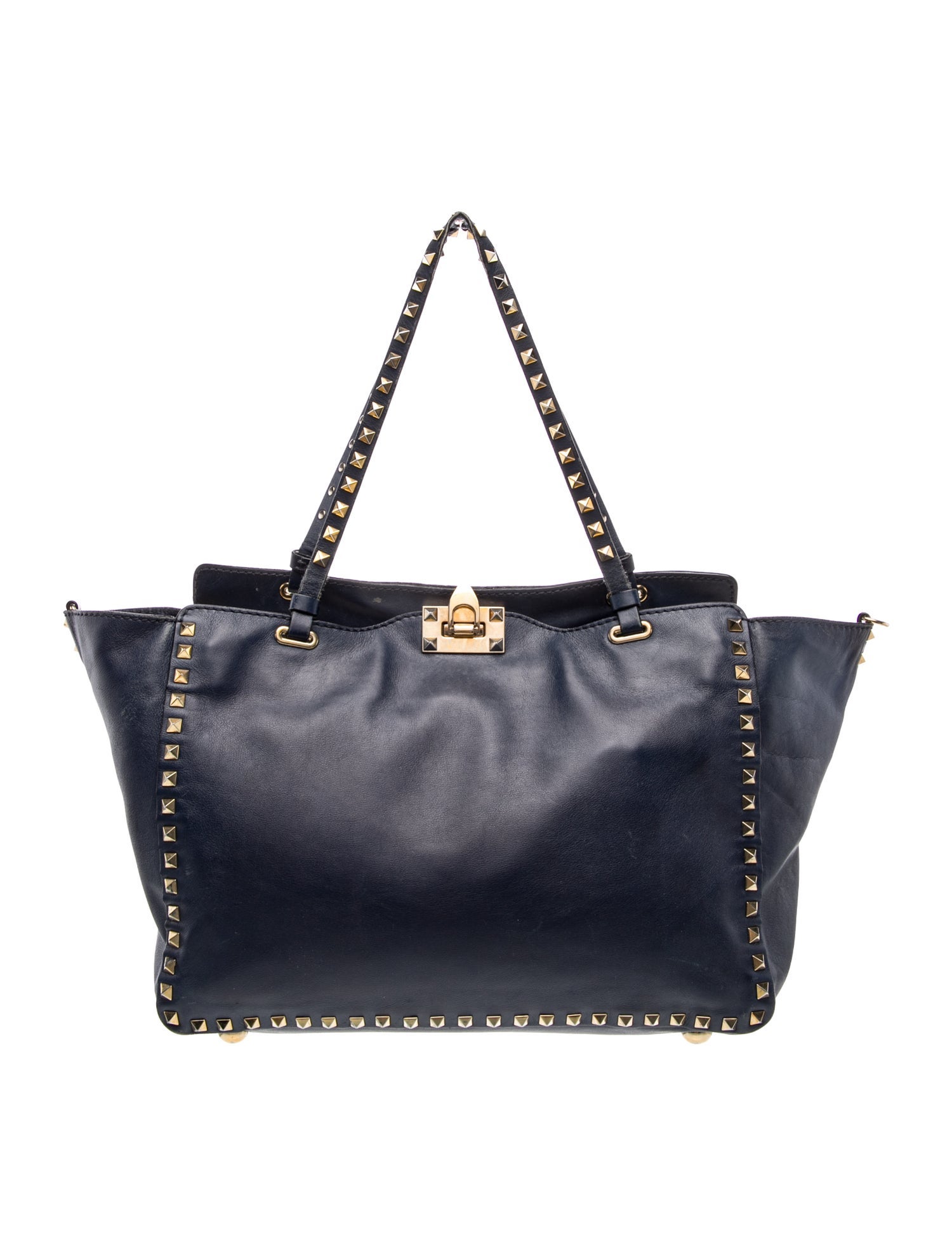 Rockstud Top Handle Bag