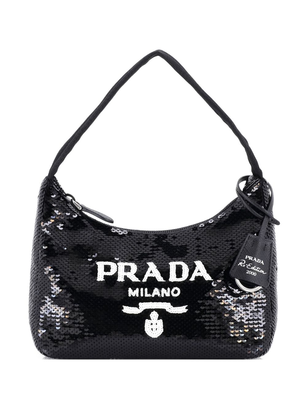 Re-Edition 2000 Sequins Mini hobo bag