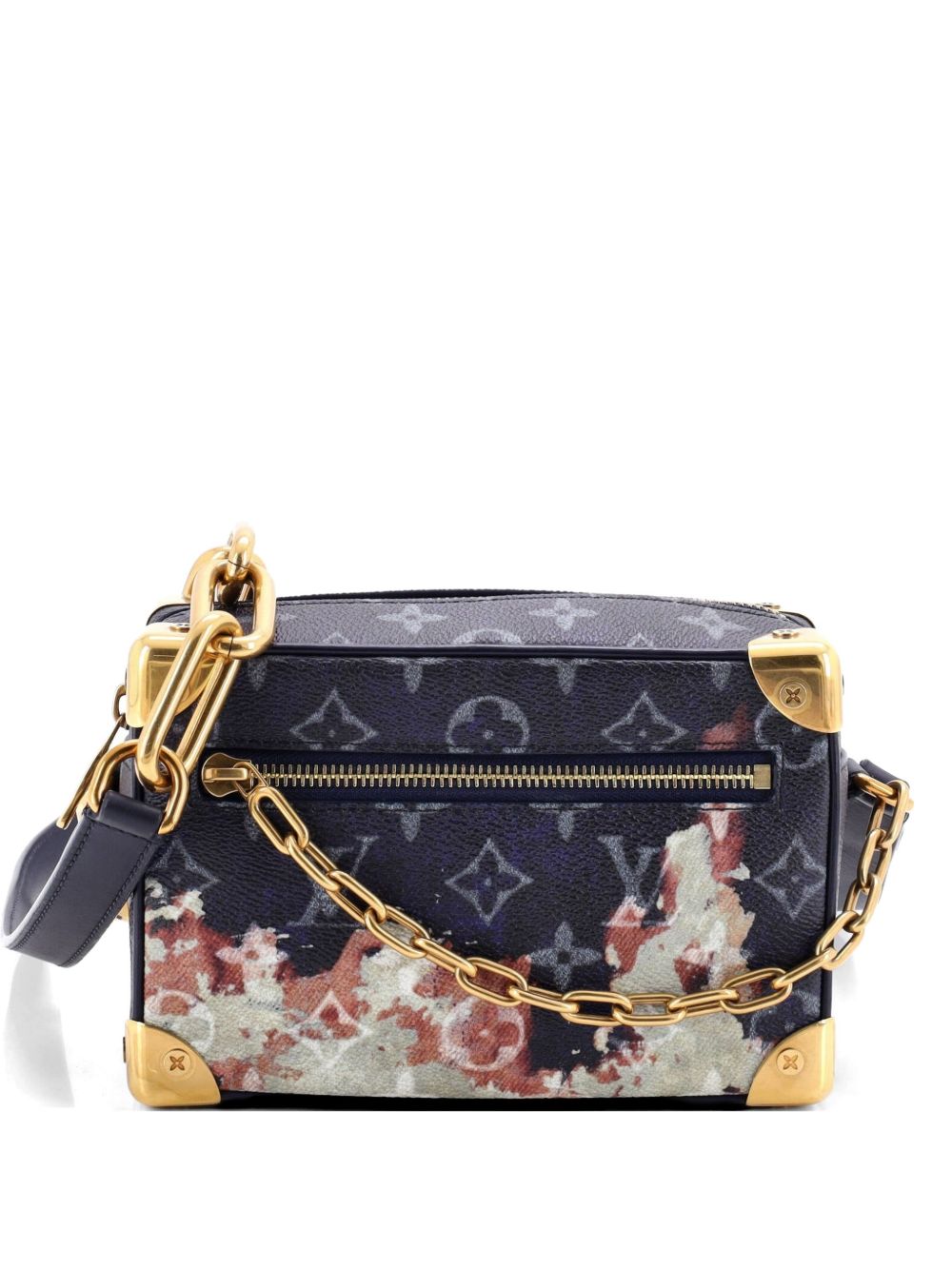 Soft Trunk Bag Monogram Bleach Canvas Mini crossbody bag